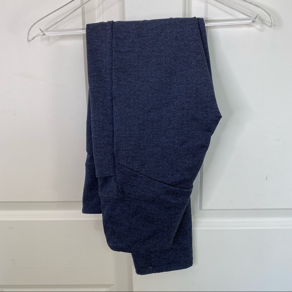 Athleta Leggings Small Herringbone Mercer Tight blue Black running women’s - Picture 10 of 14